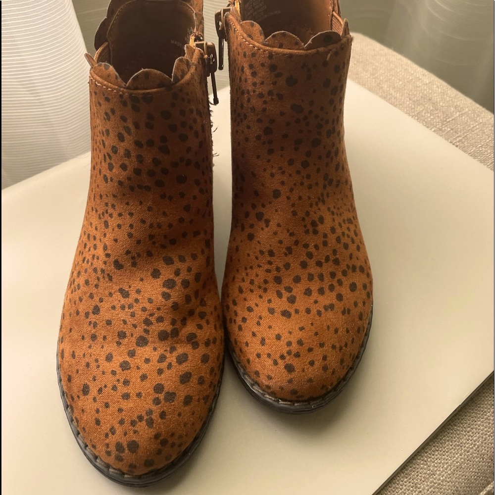 Gap Kids Leopard Print Ankle Boots